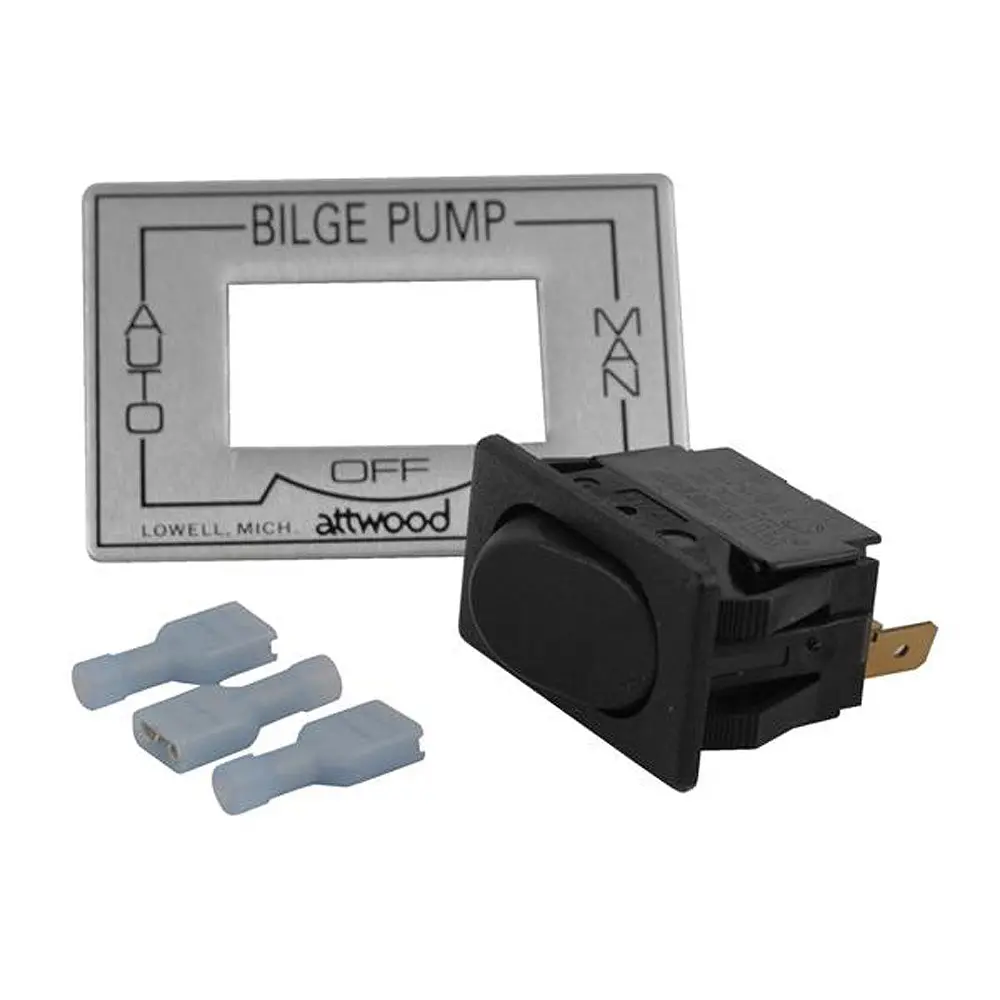 Attwood 3-Way Auto/Off/Manual Bilge Pump Switch [7615A3] 1