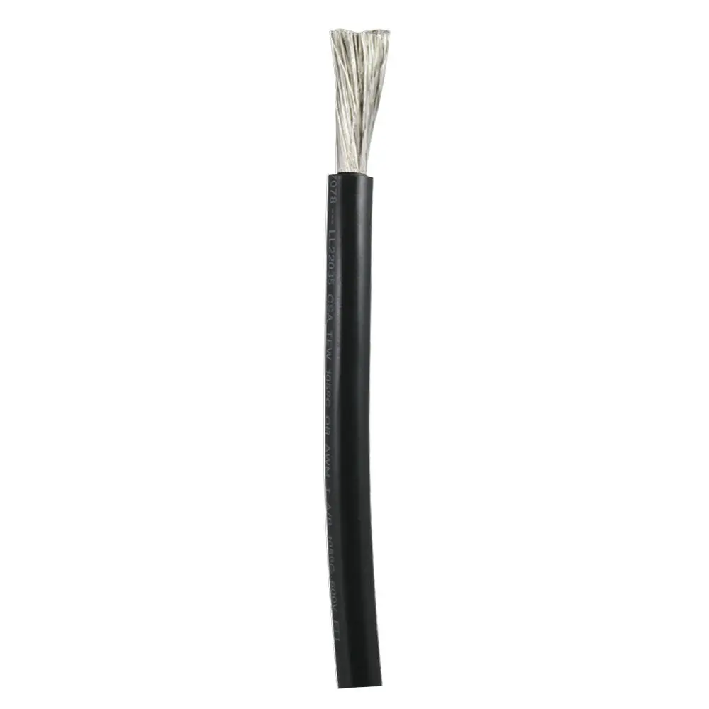 Ancor Black 1/0 Awg Battery Cable - Sold By The Foot [1160-Ft] 1