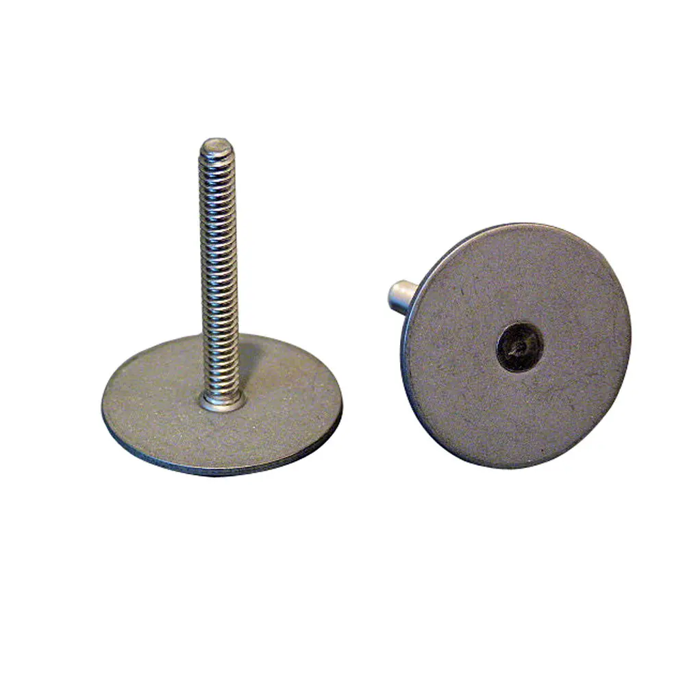 Weld Mount 1.5" Tall Stainless Steel Stud W/#10 X 24 Threads - Qty. 10 [102424] 1