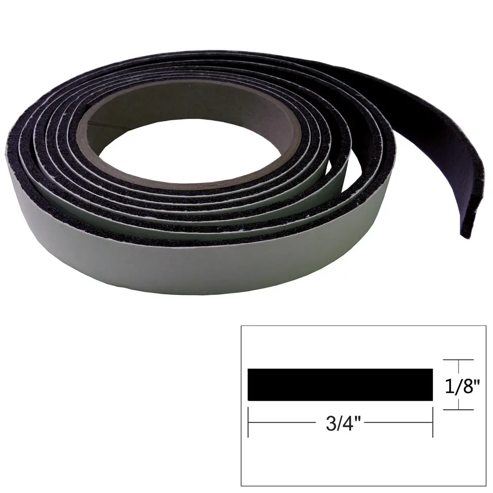Taco Hatch Tape 8'L X "H X "W - Black [V30-0744B8-2] 1