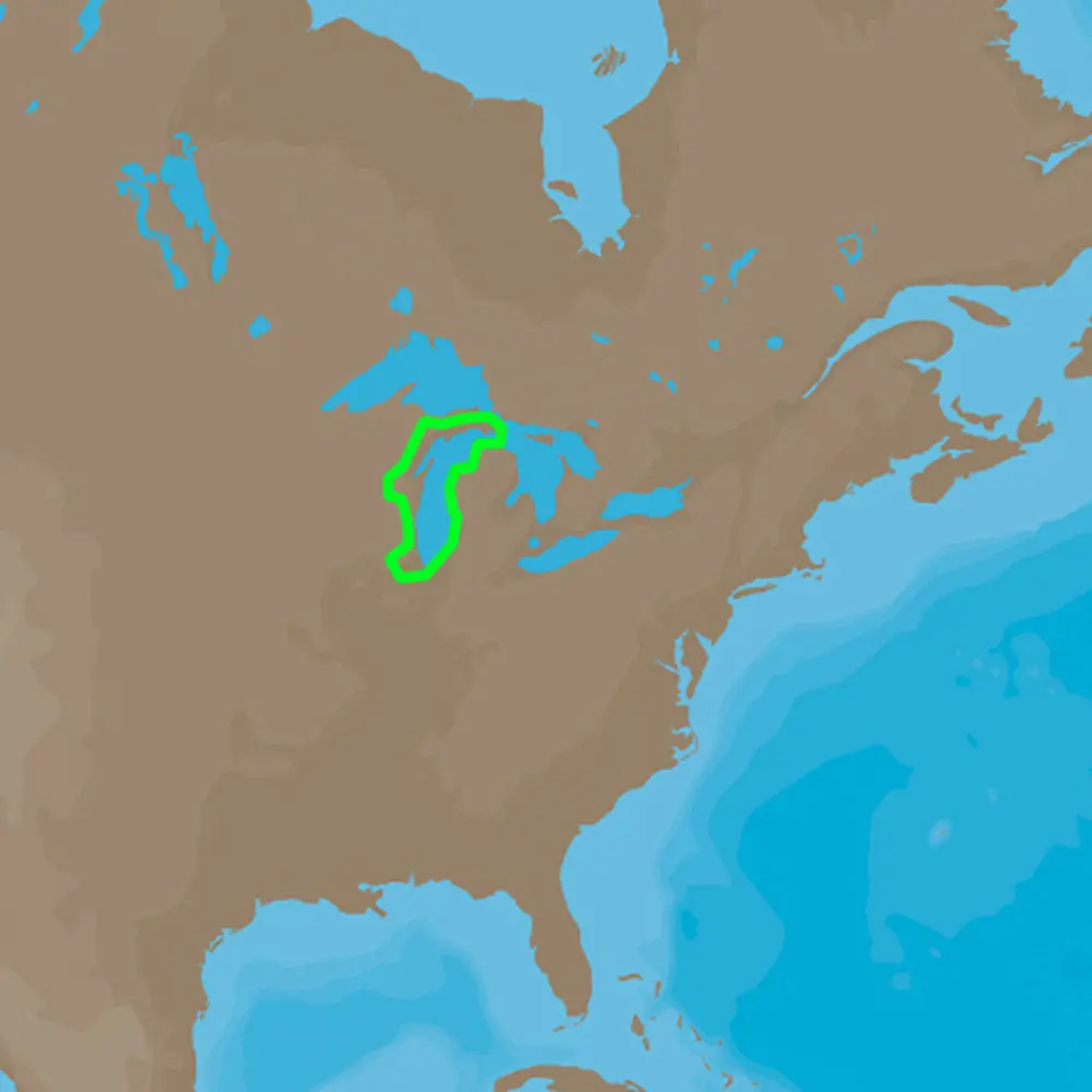 C-Map 4D Na-D931 Lake Michigan [M-Na-D931-Ms] 1