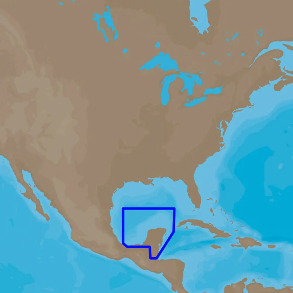 C-Map  4D Na-947 Coatzacoalcos, Mx To Honduras Bay, Gt [M-Na-D947-Ms] 1