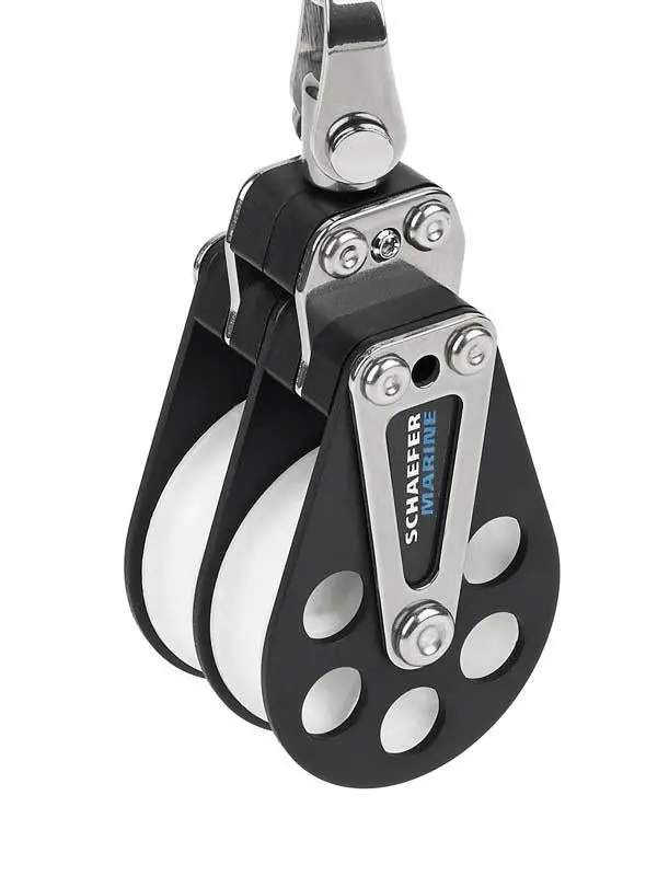 Schaefer 2" Double Aluminum Block 1