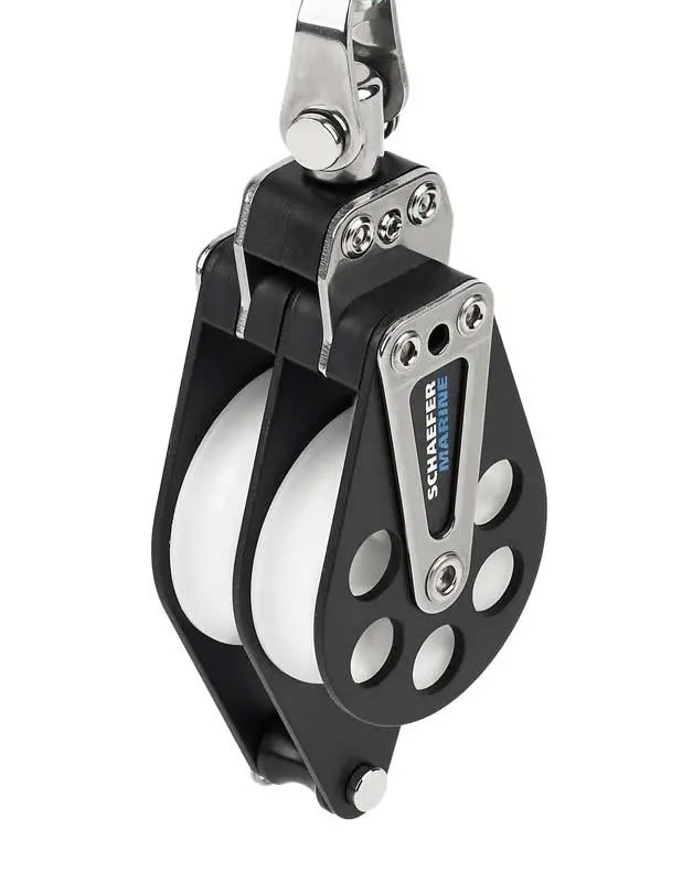 Schaefer 2" Double Aluminum Block With Becket 1