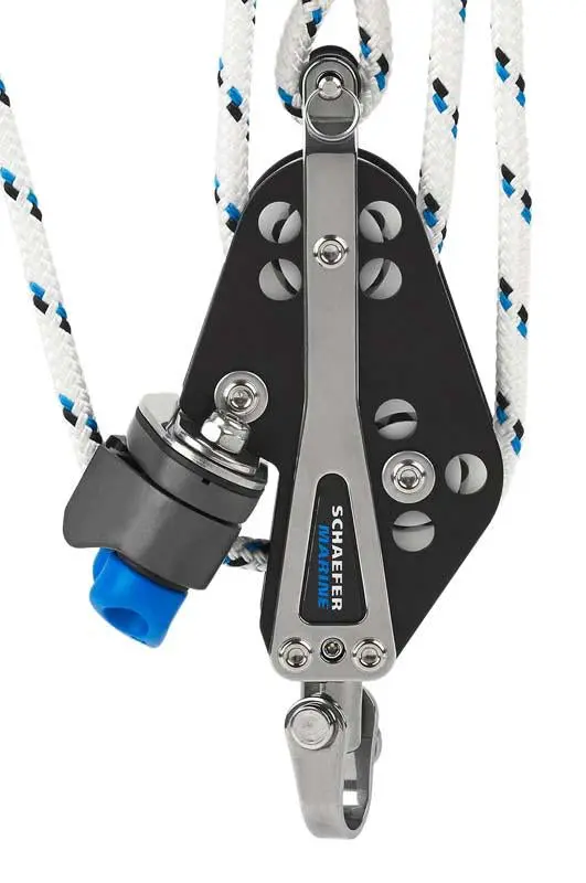 Schaefer Ball Bearing Fiddle Block With Cam And Becket 1