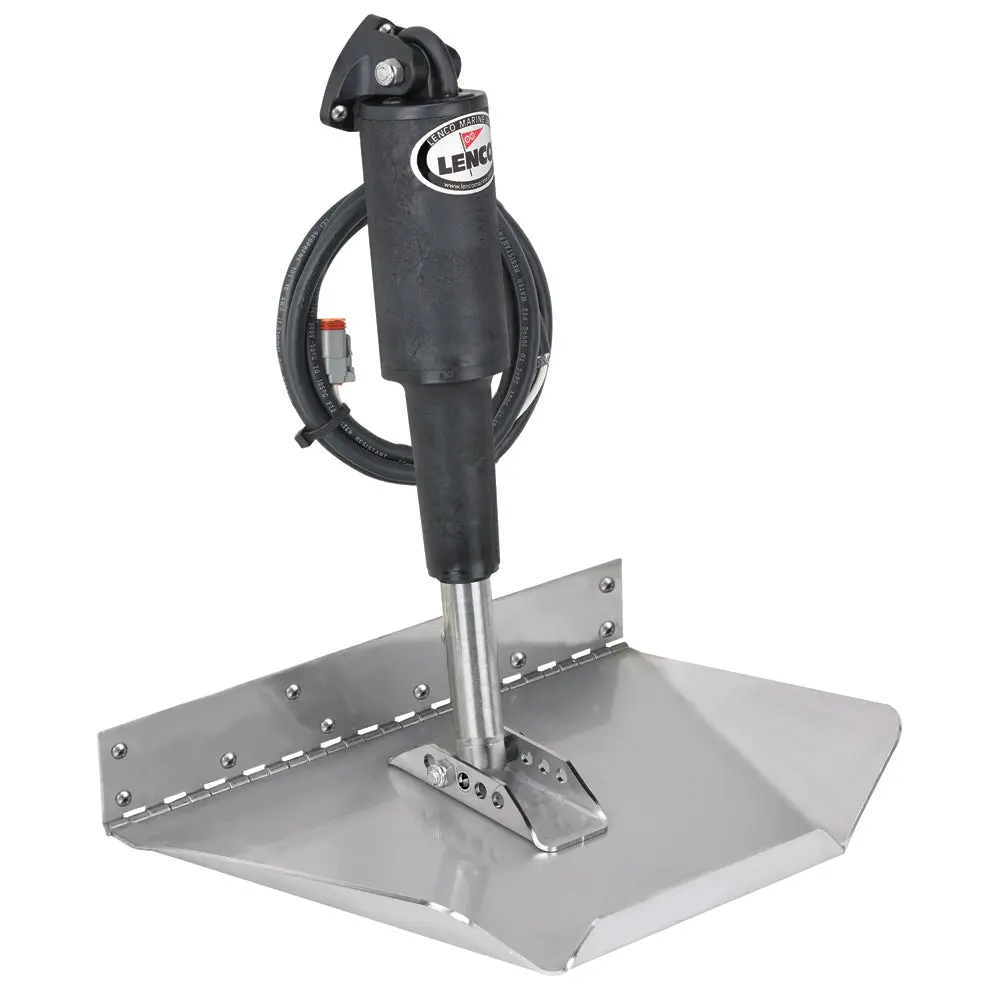 Lenco 9" X 14" Airboat Trim Tab Kit W/O Switch [15112-101] 1