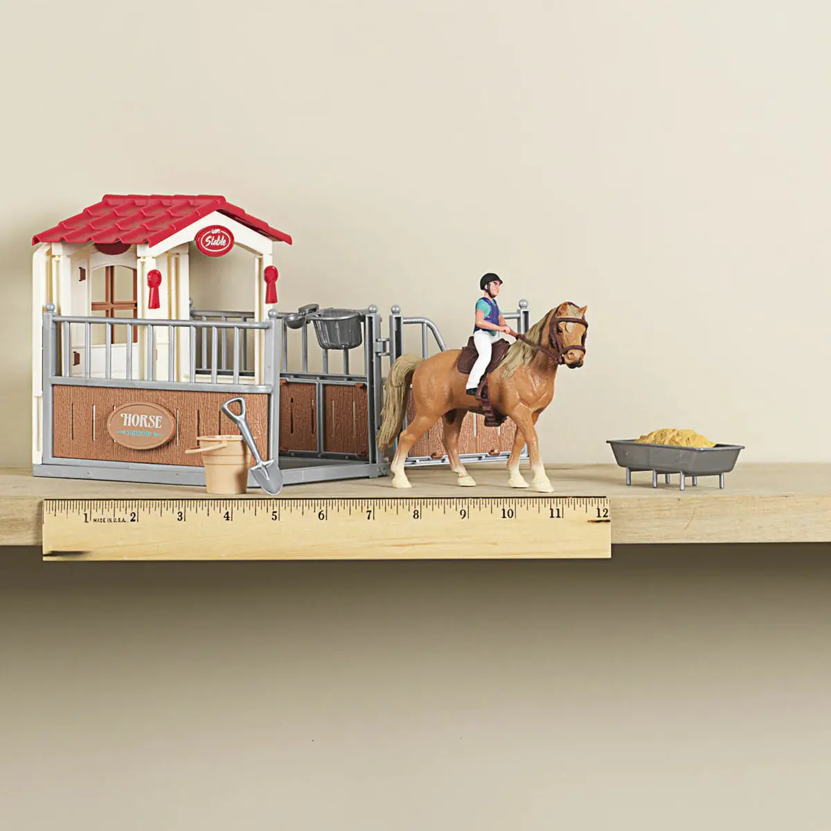 M&F Western Big Time Barnyard Horse Stable Toy 1