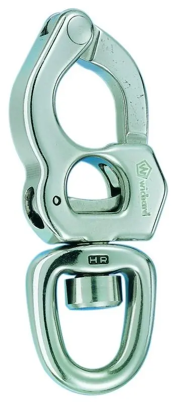 Wichard 3 3/8" Titanium Trigger Snap Shackle W/ Swivel Eye 1