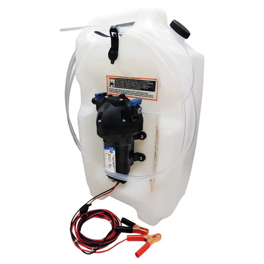 Jabsco Flat Tank Oil Changer System - 3-1/2 Gallon Tank - 12V [17860-2012] 1