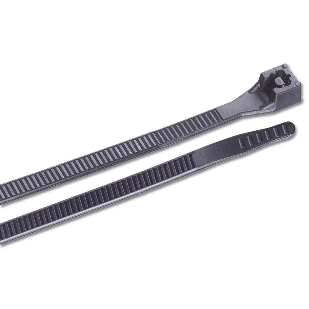 Ancor 11" Uv Black Standard Cable Zip Ties - 100 Pack [199211] 1