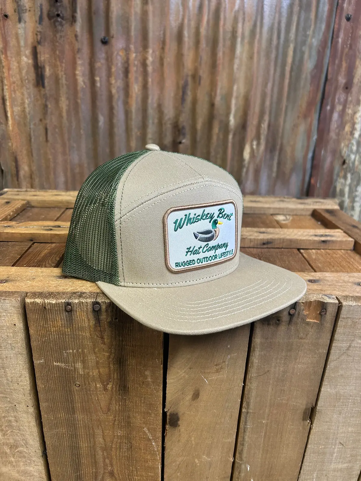 Whiskey Bent "Green Head 7-Panel" 1
