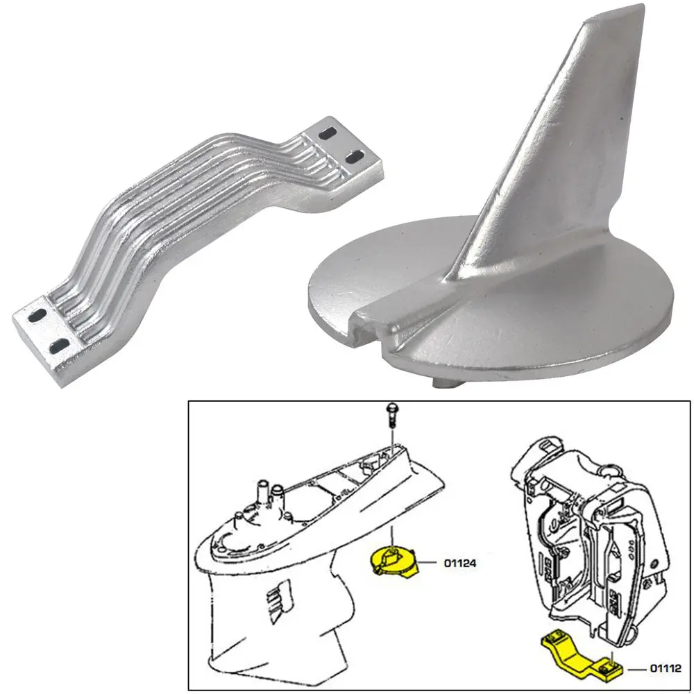 Tecnoseal Anode Kit - Yamaha 200-250 Hp - Magnesium [21104Mg] 1