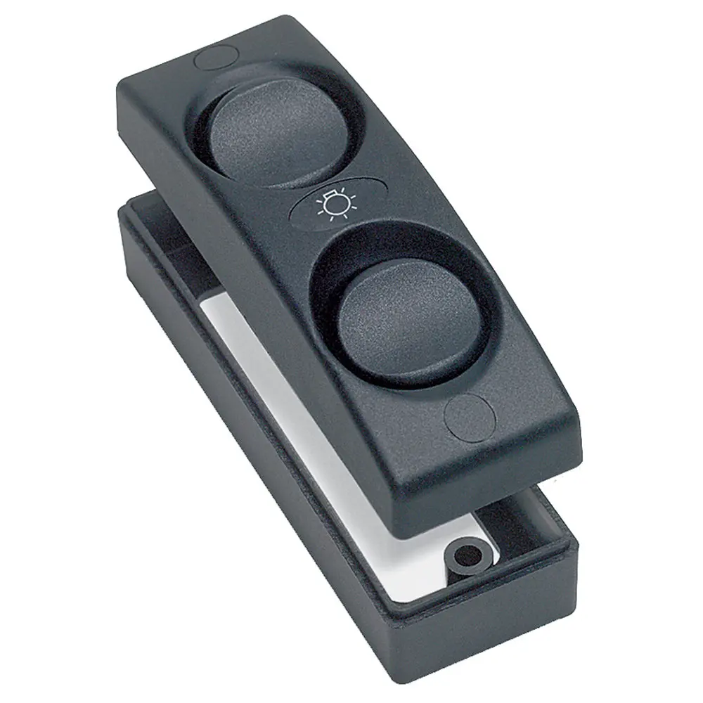 Bep Contour 1100 Series Double Interior Switch - On/Off - Black [1101-Bk] 1