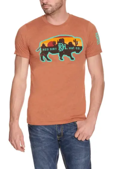 Red Dirt Rust Buffalo Desert T-Shirt 1