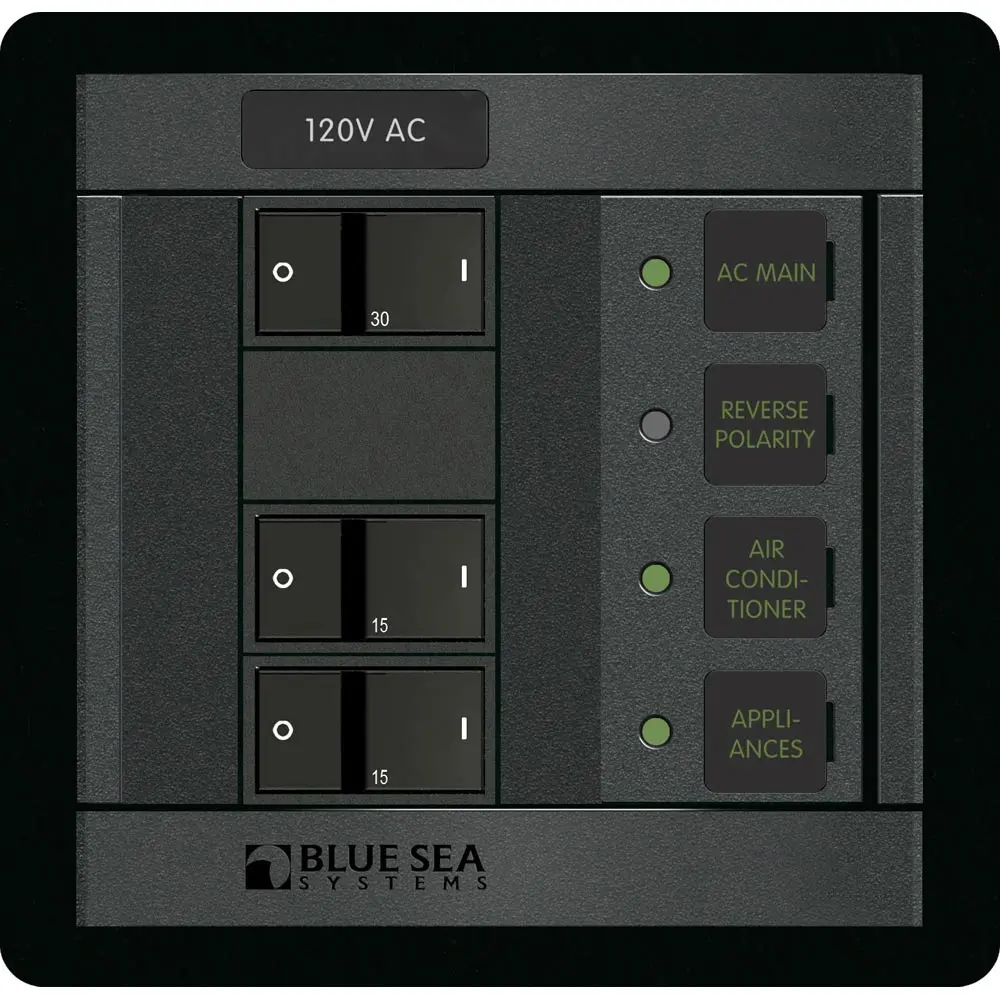 Blue Sea 1214 120V Ac Main + 2 Positions [1214] 1