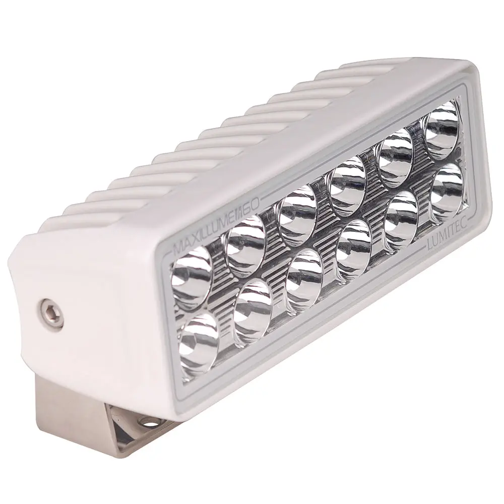 Lumitec Maxillume H60 - Trunnion Mount Flood Light - White Dimming - White Housing [101334] 1