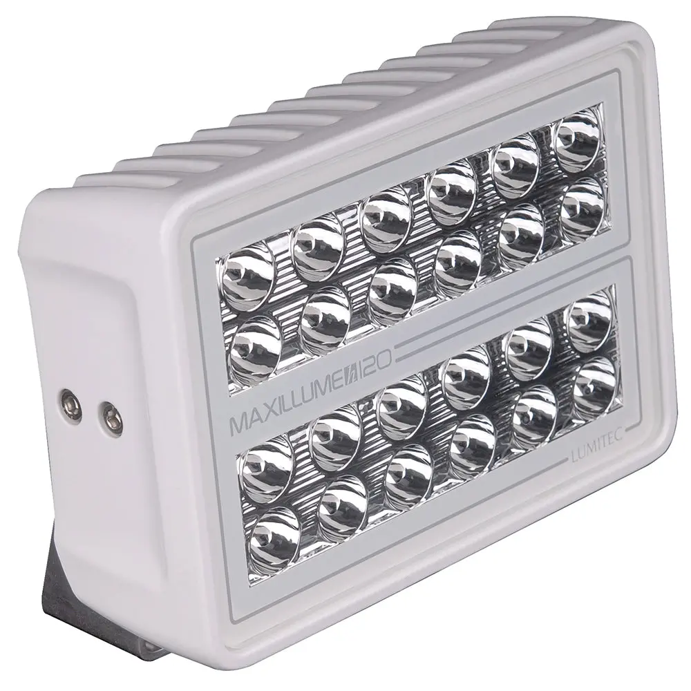 Lumitec Maxillume H120 - Trunnion Mount Flood Light - White Housing - White Dimming [101346] 1