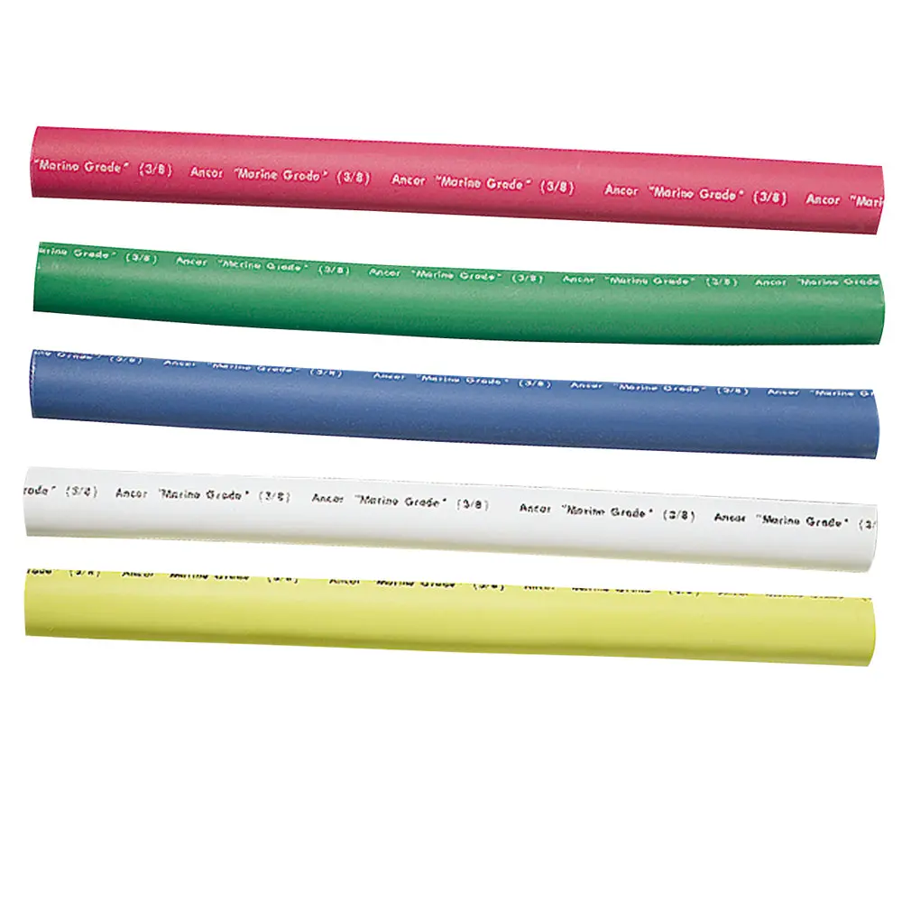 Ancor Adhesive Lined Heat Shrink Tubing - 5-Pack, 6", 12 To 8 Awg, Assorted Colors [304506] 1