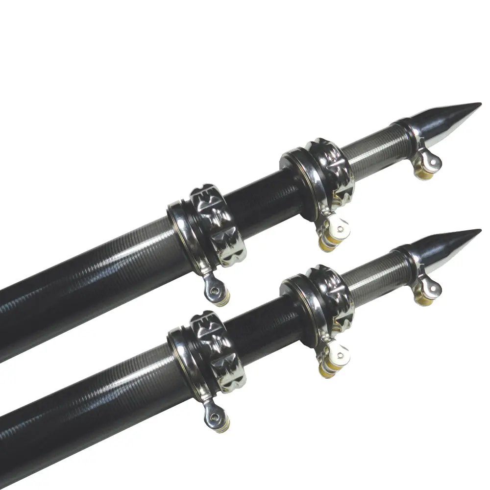 Taco 16' Carbon Fiber Outrigger Poles - Pair - Black [Ot-3160Cf] 1