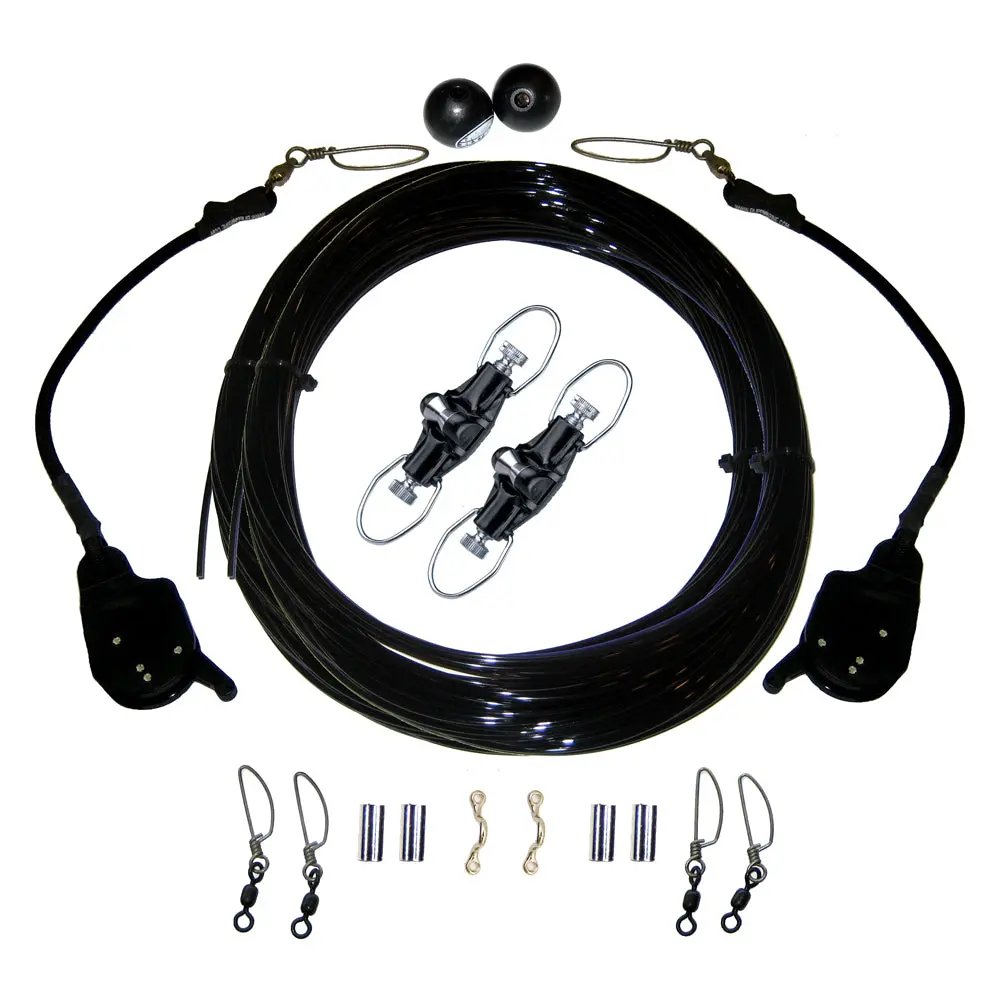 Rupp Single Rigging Kit W/Lok-Ups & Nok-Outs - 160' Black Mono [Ca-0172-Mo] 1