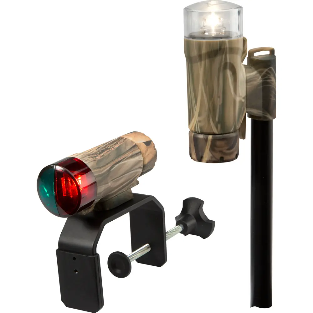 Attwood Clamp-On Portable Led Light Kit - Realtree Max-4 Camo [14191-7] 1