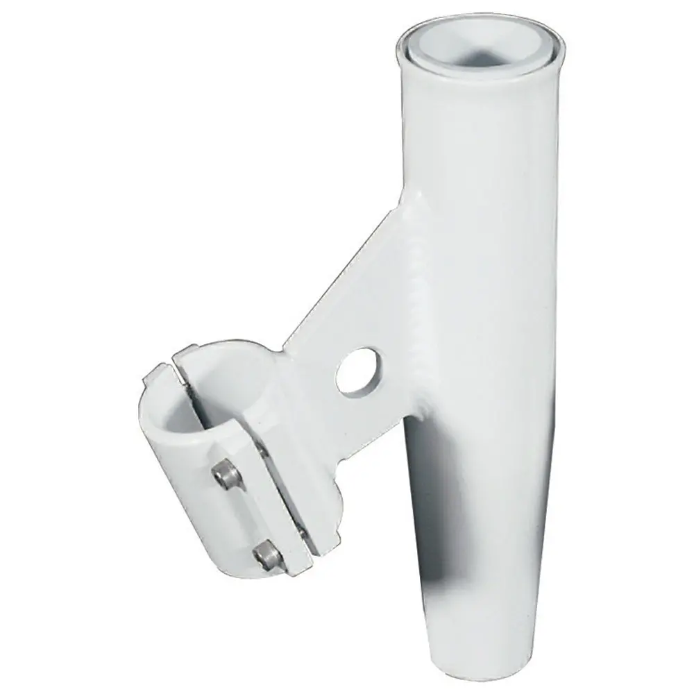 Lee's Clamp-On Rod Holder - White Aluminum - Vertical Mount - Fits 1.660" O.D. Pipe [Ra5003wh] 1