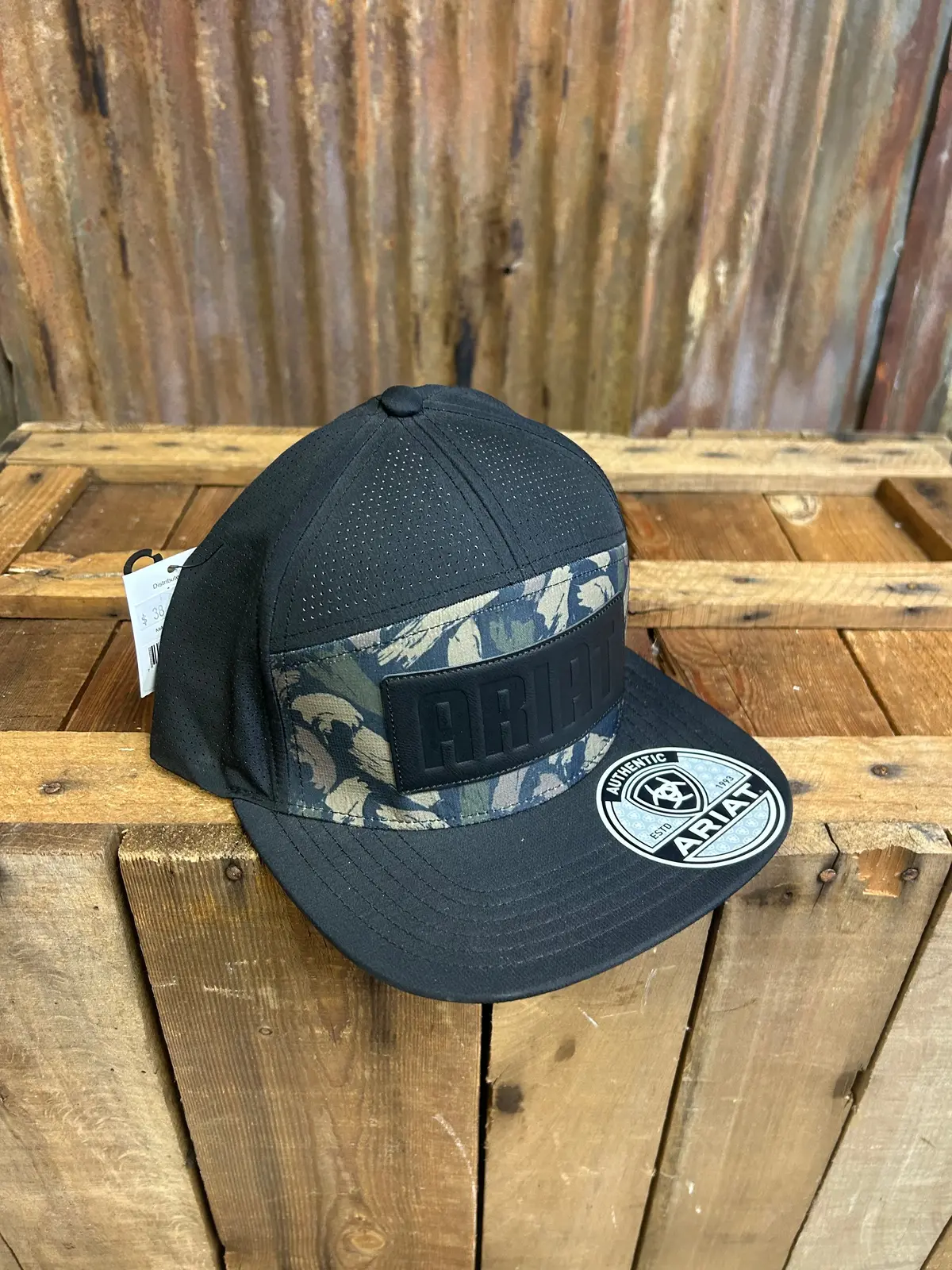 Ariat Camo Patch Hat 1