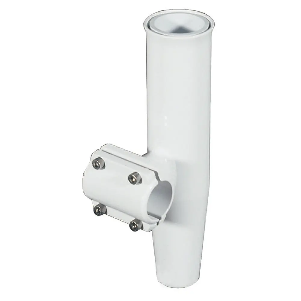 Lee's Clamp-On Rod Holder - White Aluminum - Horizontal Mount - Fits 1.315" O.D. Pipe [Ra5202wh] 1