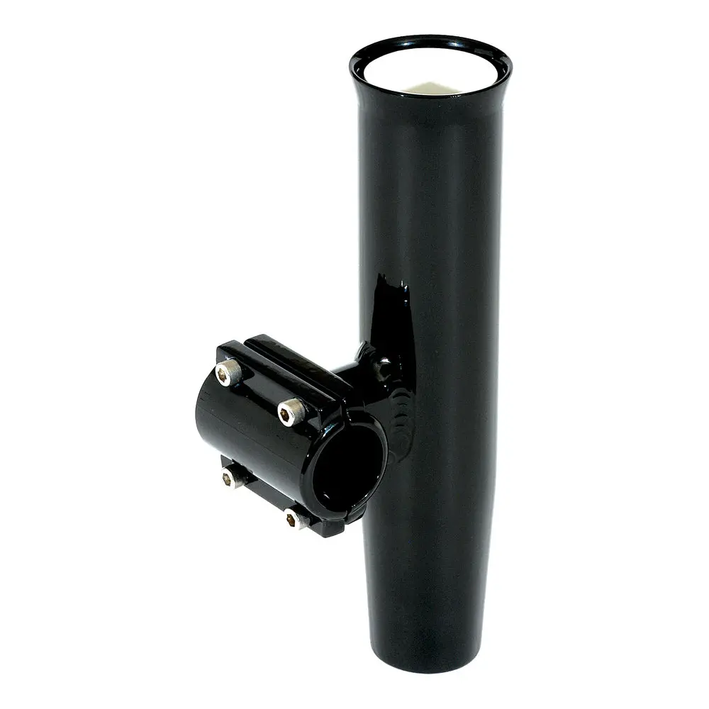 Lee's Clamp-On Rod Holder - Black Aluminum - Horizontal Mount - Fits 1.660" O.D. Pipe [Ra5203bk] 1