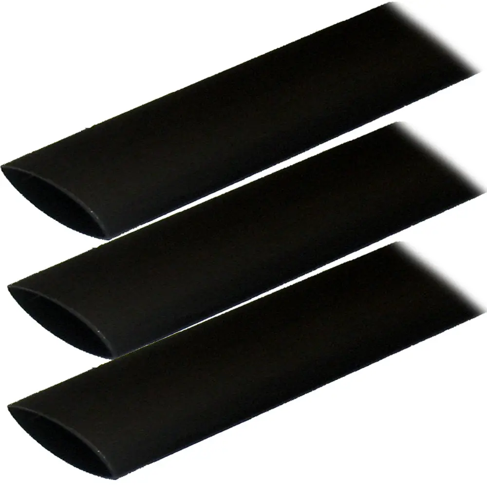 Ancor Adhesive Lined Heat Shrink Tubing (Alt) - 1" X 3" - 3-Pack - Black [307103] 1