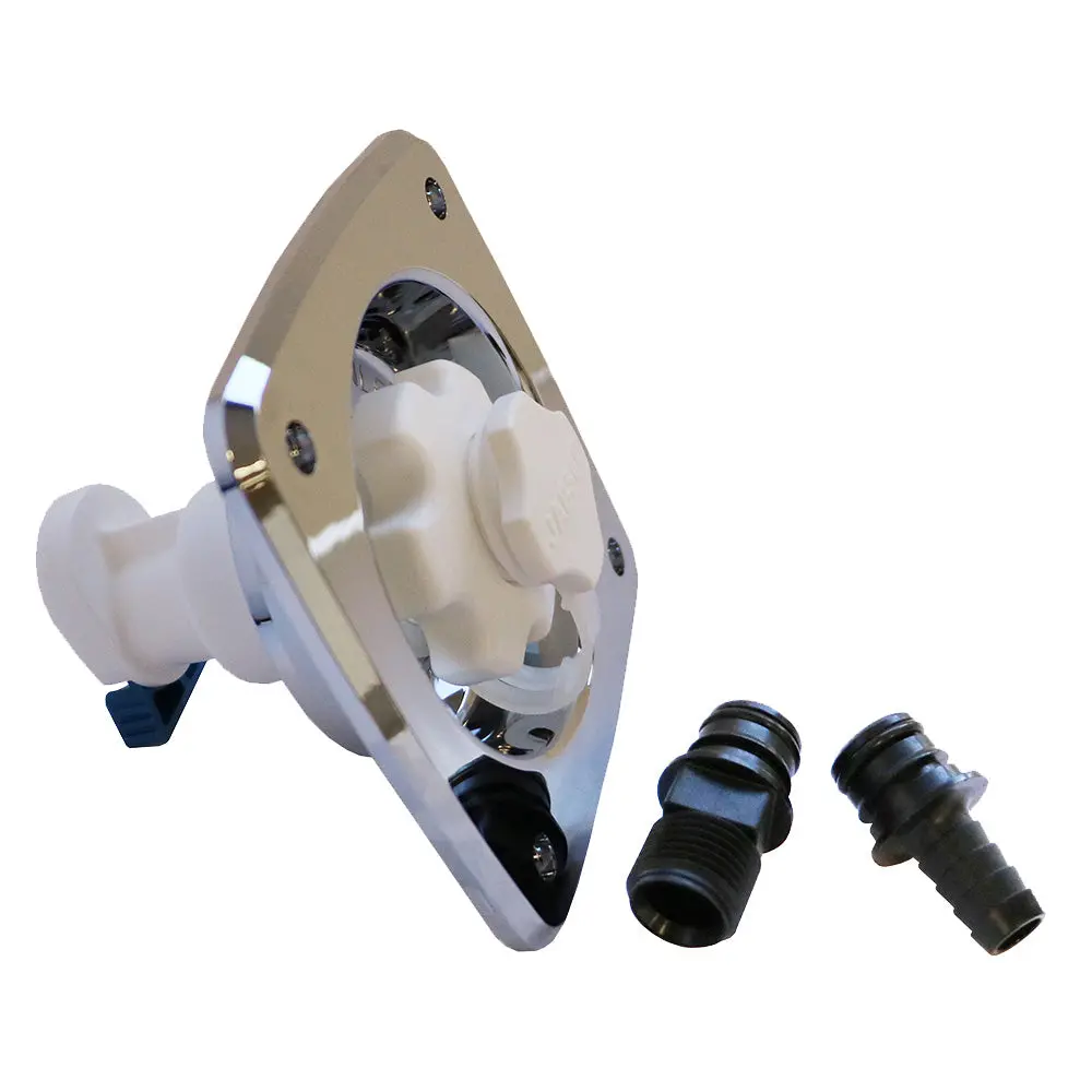 Jabsco Water Pressure Regulator - Flush Mount - Chrome - 45 Psi [44412-2045] 1