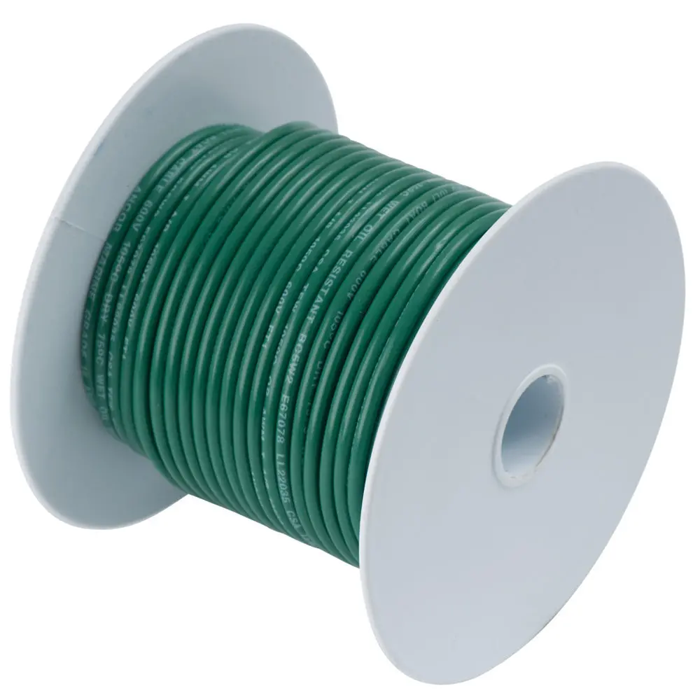 Ancor Green 18 Awg Tinned Copper Wire - 500' [100350] 1