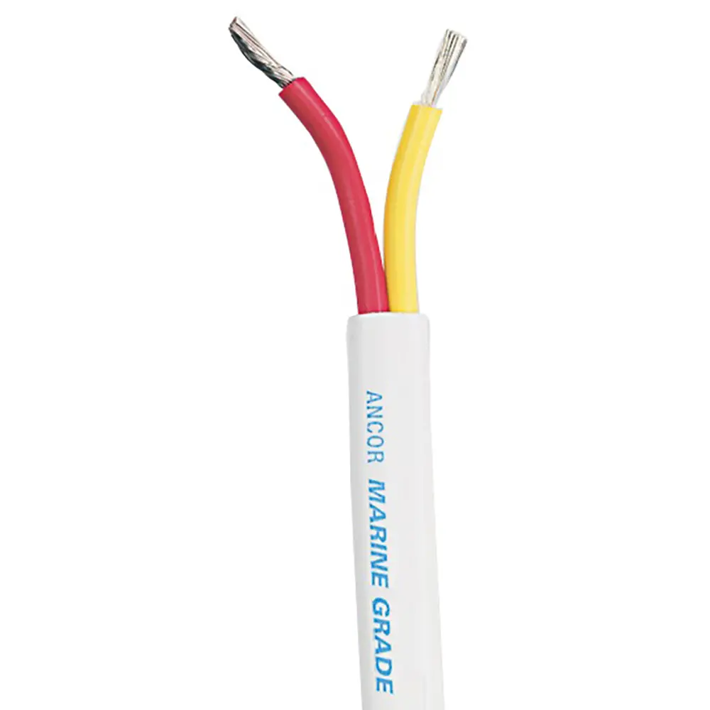 Ancor Safety Duplex Cable - 8/2 Awg - Red/Yellow - Flat - 100 [123910] 1
