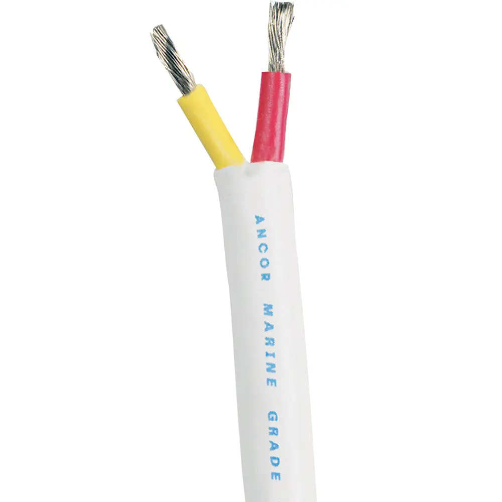 Ancor Safety Duplex Cable - 14/2 Awg - Red/Yellow - Round - 100' [126510] 1