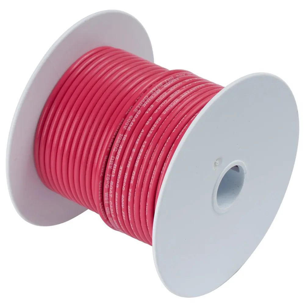 Ancor Red 12 Awg Tinned Copper Wire - 250' [106825] 1