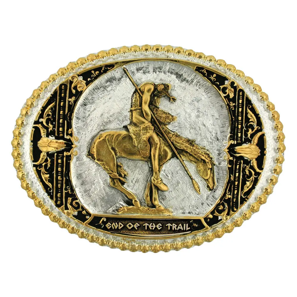 Montana Silversmiths End Of Trail Attitude Buckle 1