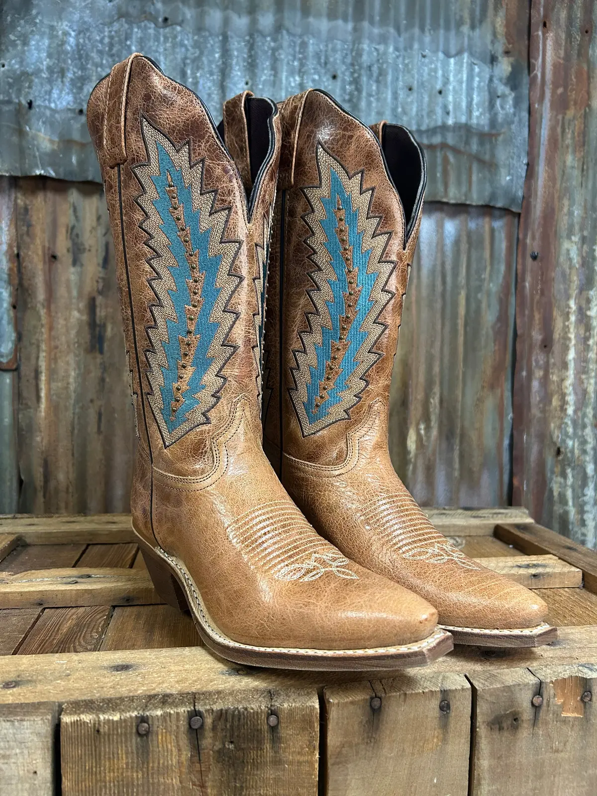 Laredo Sundra Tobacco Leather Boot 1
