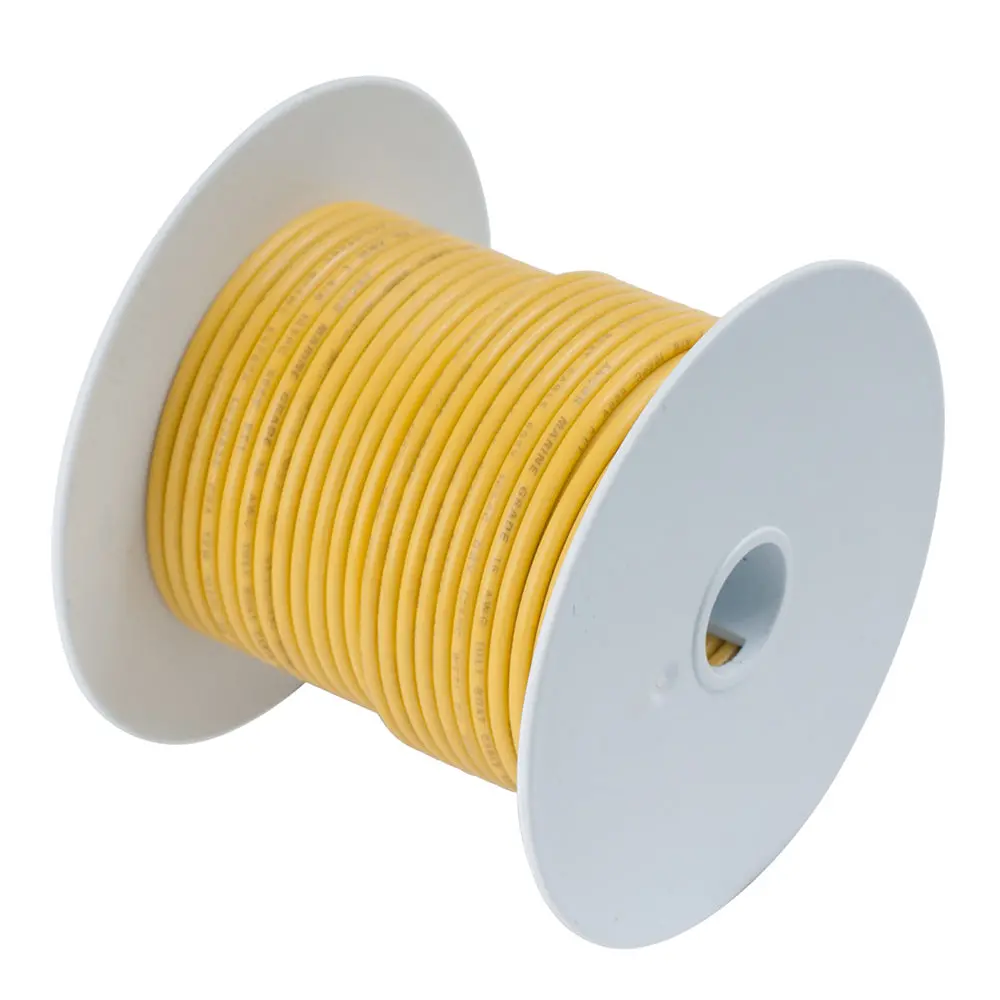 Ancor Yellow 6 Awg Tinned Copper Wire - 50' [112905] 1
