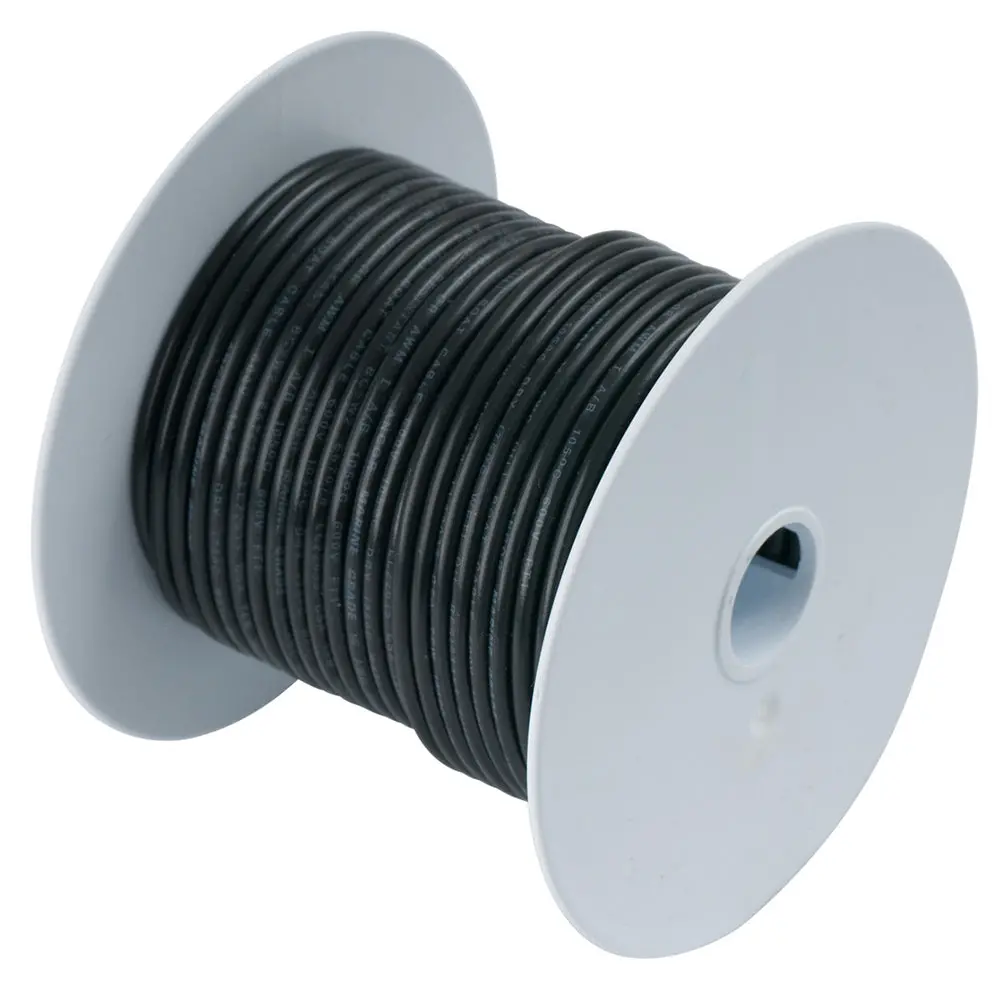 Ancor Black 1/0 Awg Tinned Copper Battery Cable - 25' [116002] 1