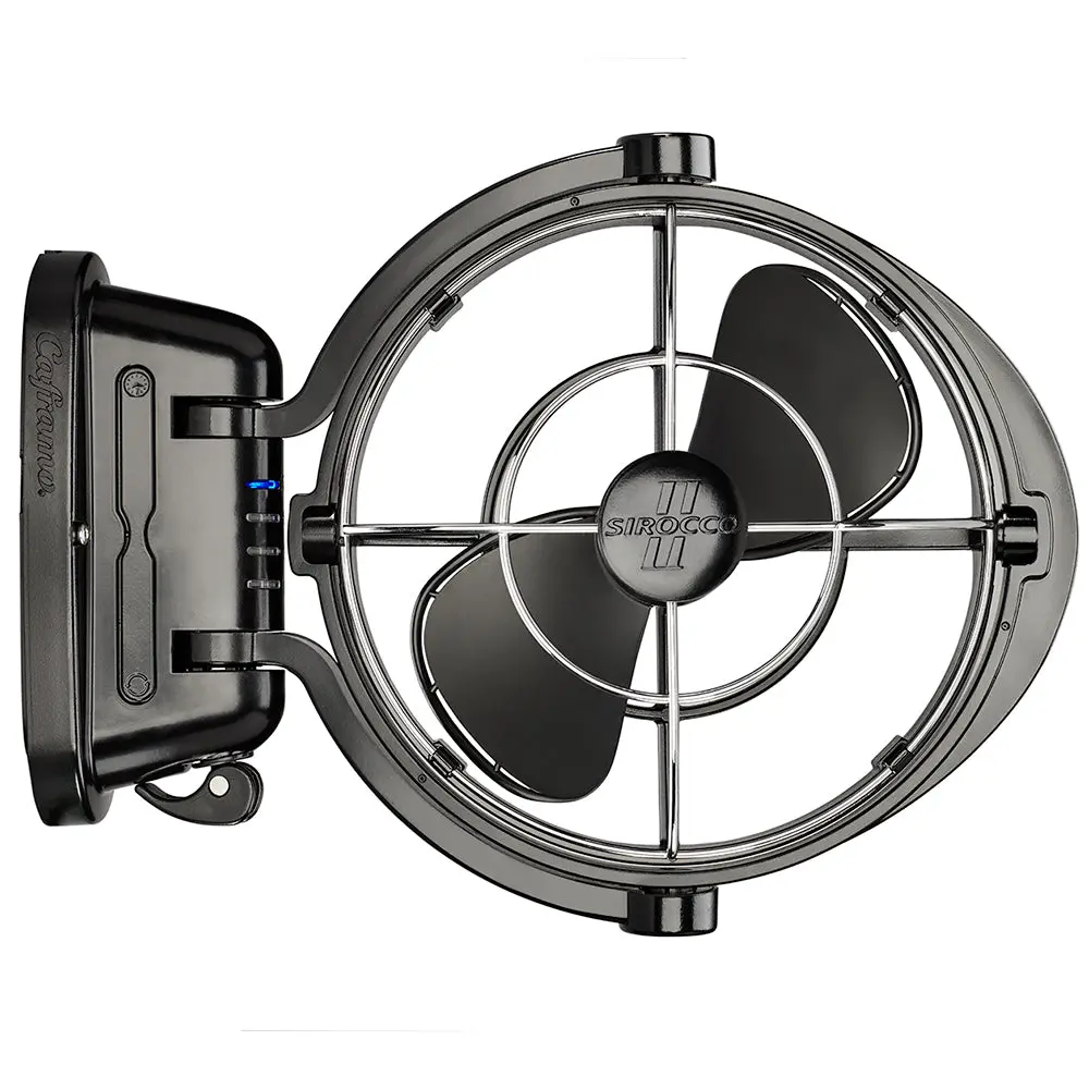 Seekr By Caframo Sirocco Ii 3-Speed 7" Gimbal Fan - Black - 12-24V [7010Cabbx] 1