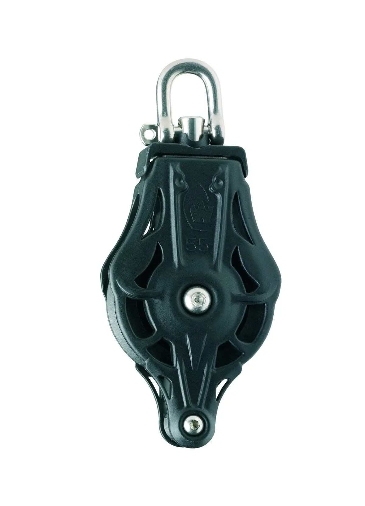 Wichard Single 2 49/64" (70Mm) Block W/ Swivel Head & Becket 1