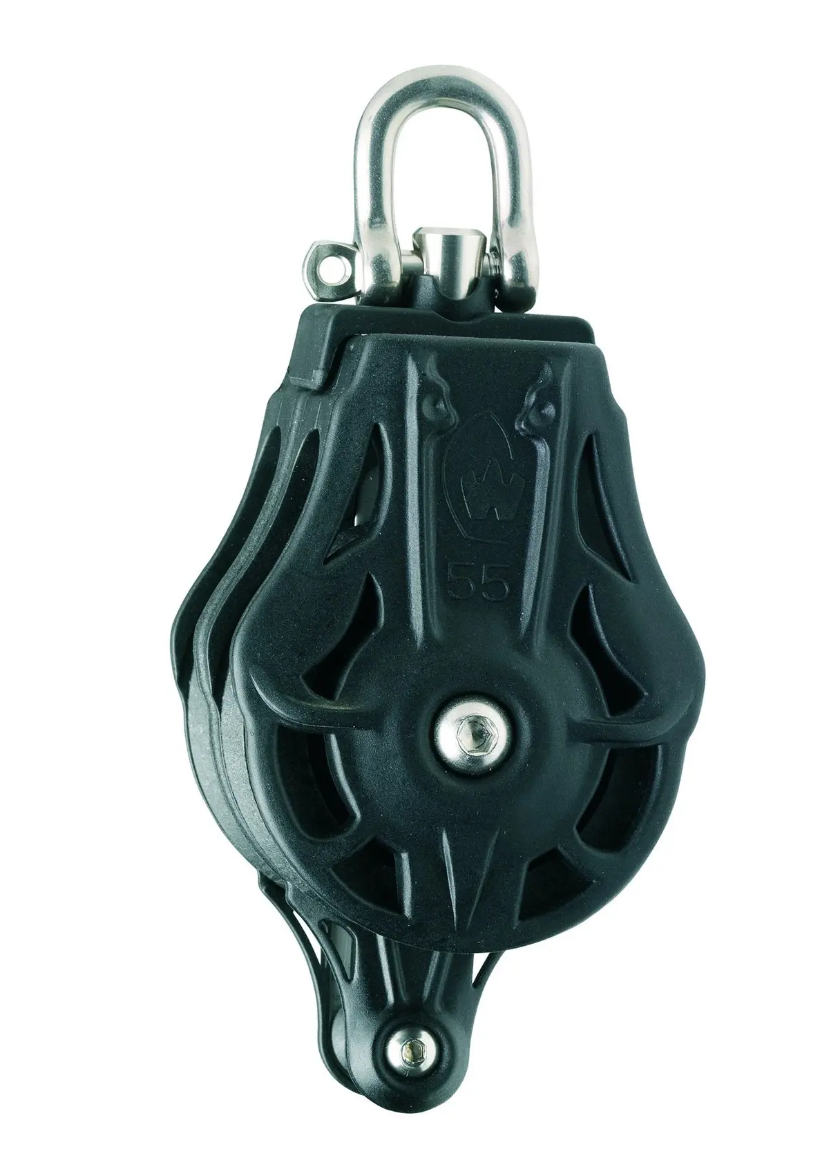 Wichard Double 2 49/64" (70Mm) Block W/ Swivel Head & Becket 1