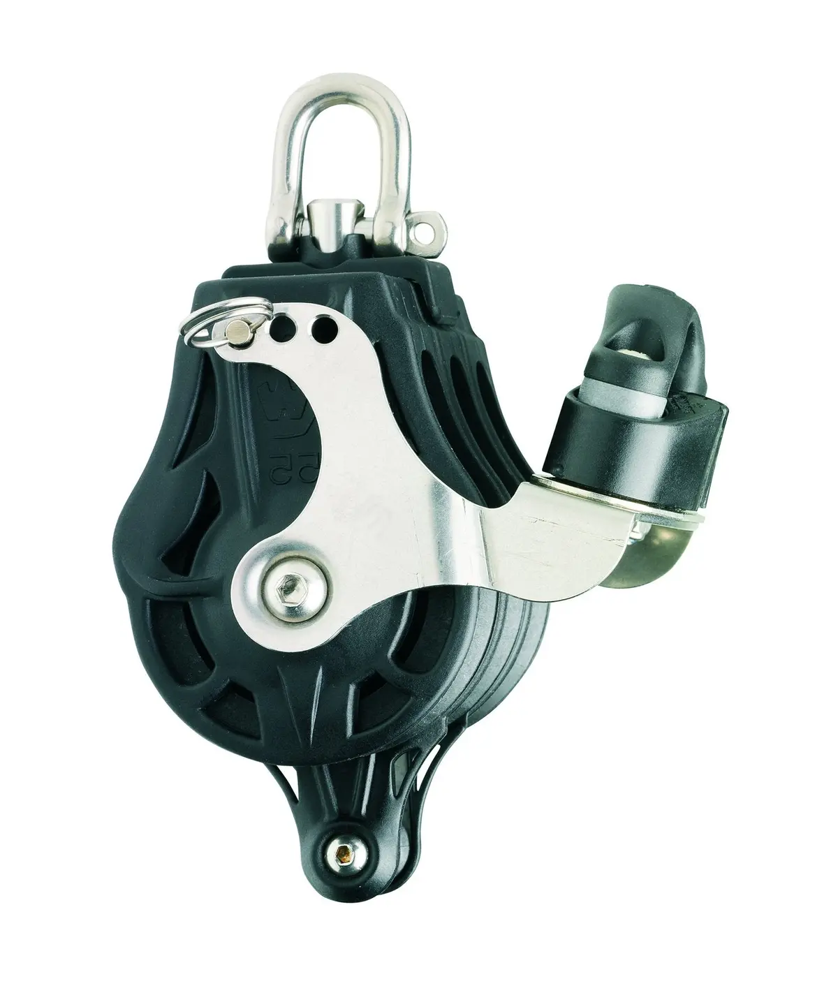 Wichard Triple 2 11/64" (55Mm) Block W/ Swivel Head, Becket & Cam Cleat 1