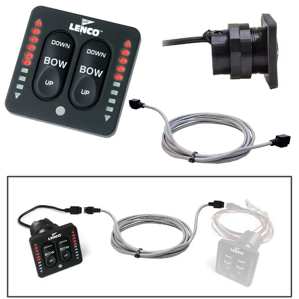 Lenco Flybridge Kit F/ Led Indicator Key Pad F/All-In-One Integrated Tactile Switch - 10' [11841-001] 1