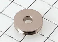 Schaefer 1 1/16" Nickel/Brass Sheave, Inside Dia. 5/16" 1