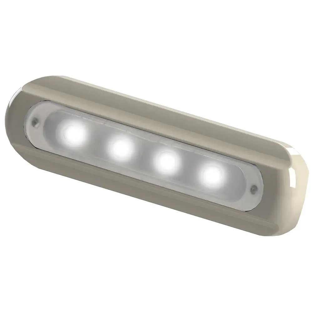 Taco 4-Led Deck Light - Flat Mount - White Housing [F38-8800W-1] 1