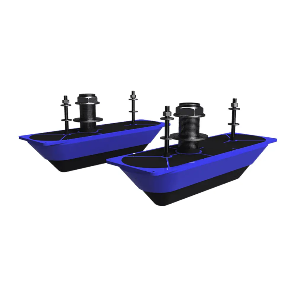 Navico Structurescan 3D Stainless Steel Thru-Hull Transducer - Pair [000-13560-001] 1