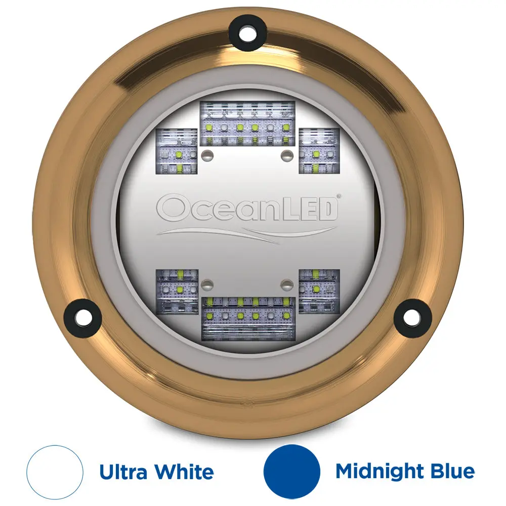 Oceanled Sport S3124s Underwater Led Light - Ultra White/Midnight Blue [012103Bw] 1