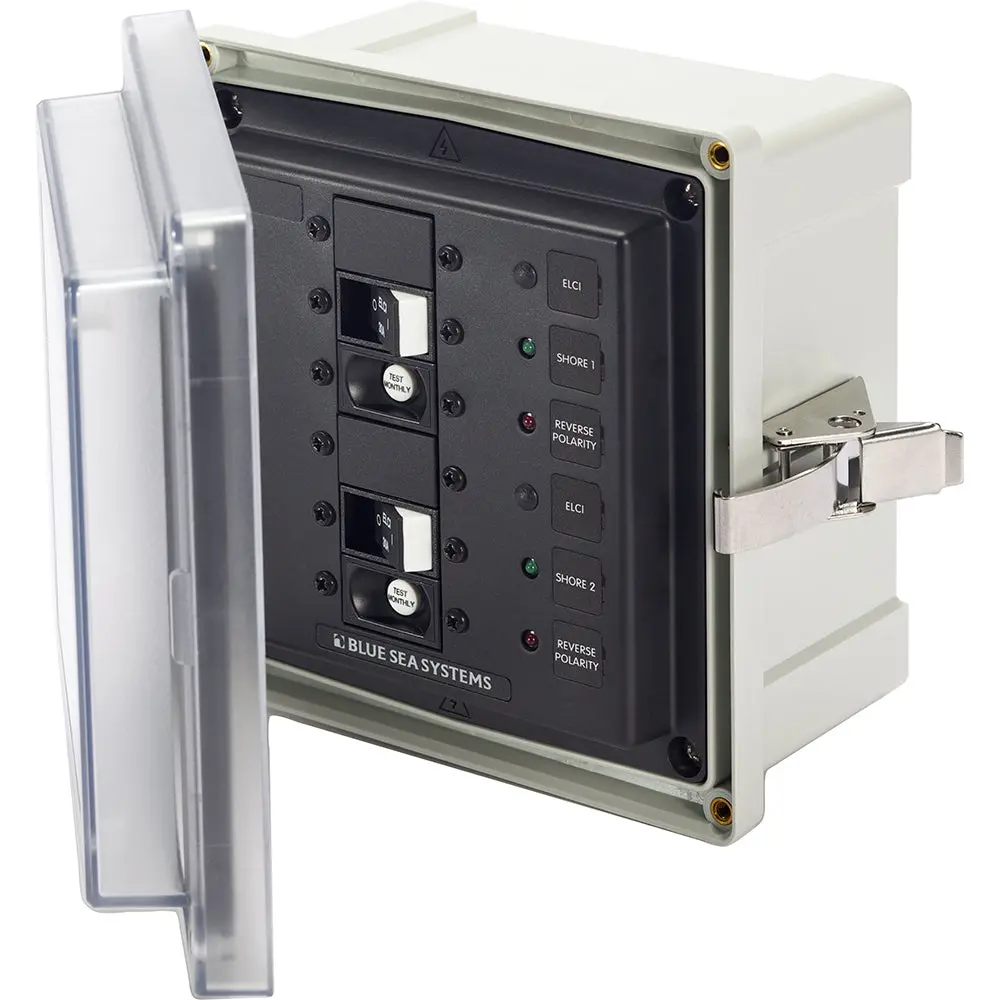 Blue Sea 3117 - Sms Panel Enclosure W/2 Elci (30A) - 120V Ac  [3117] 1