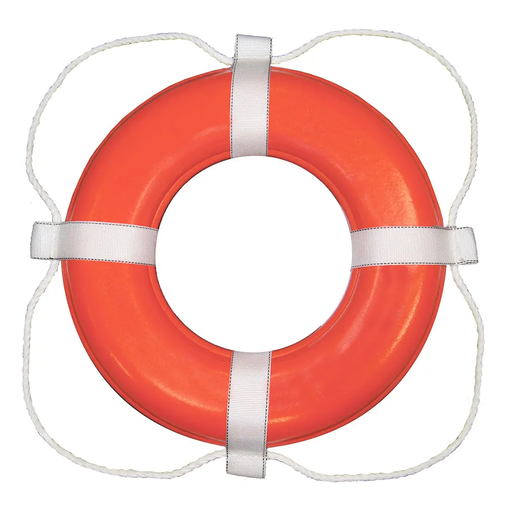 Taylor Made Foam Ring Buoy - 20" - Orange W/White Grab Line [363] 1